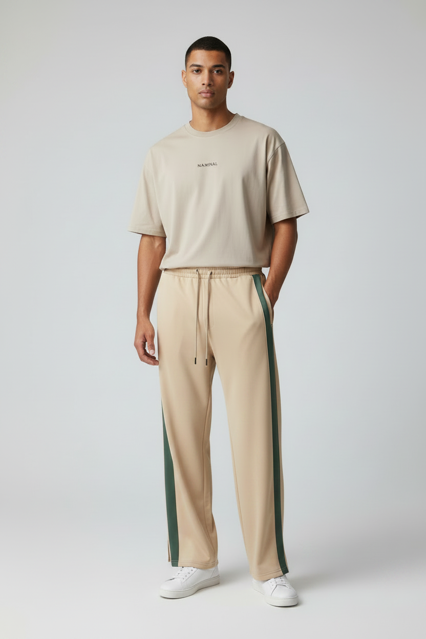 Naminal Crow Lifestyle Pants (Oversize) - Burgundy*White