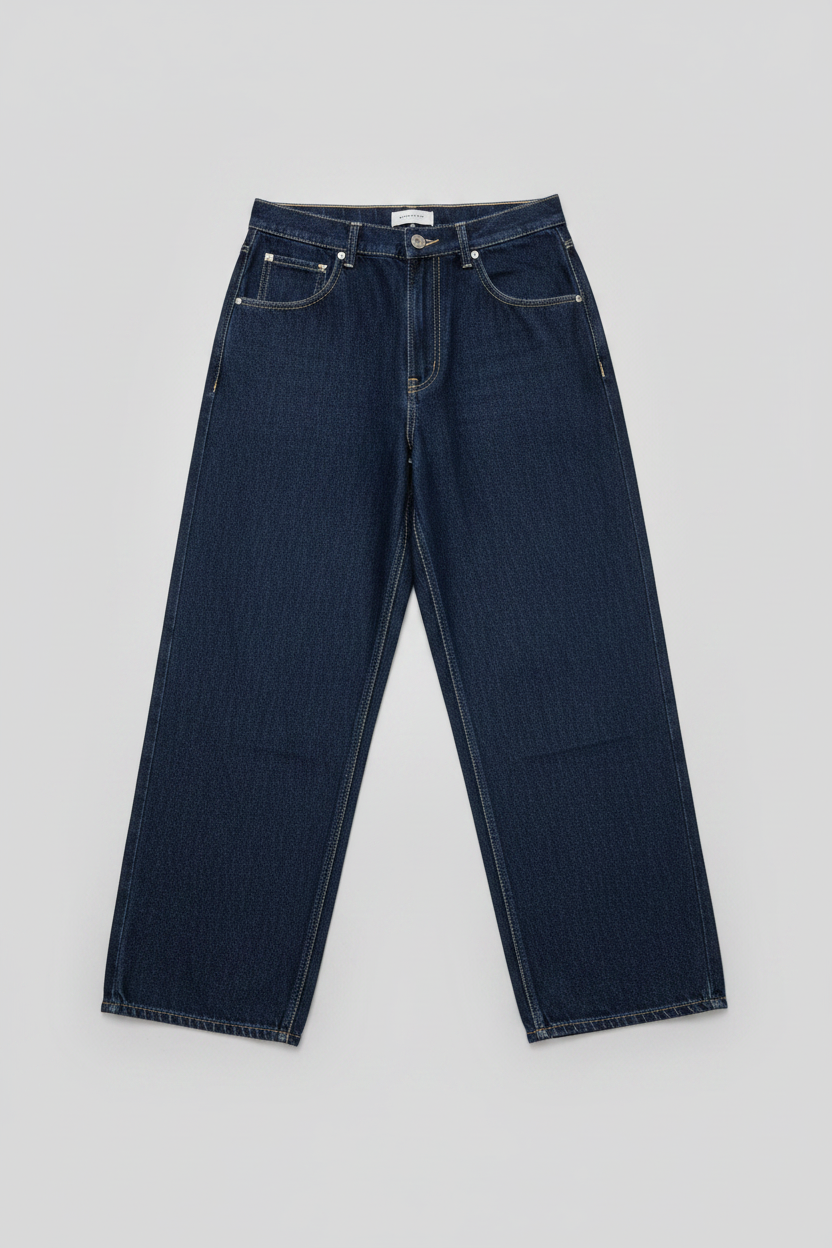 Naminal Basic Casual Pants (Relax) - Navy