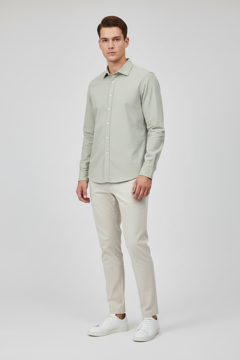 Naminal Basic Casual Shirt (Regular) - Mint