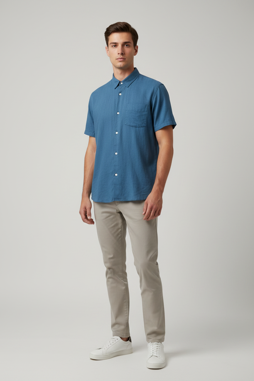 Naminal Basic H.S Shirt (Regular) - Indigo