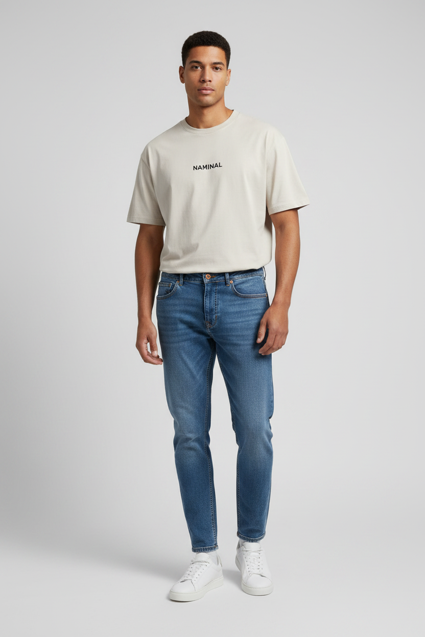 Naminal Jeans Casual Pants (Boyfriend) - Blue
