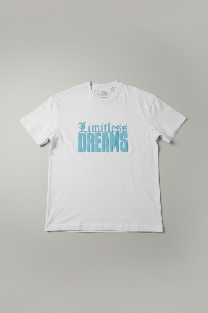 Naminal Print Casual T-Shirt (Oversize) - White