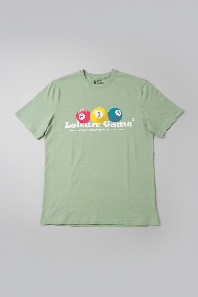 Naminal Graphic Casual T-Shirt (Regular) - Mint