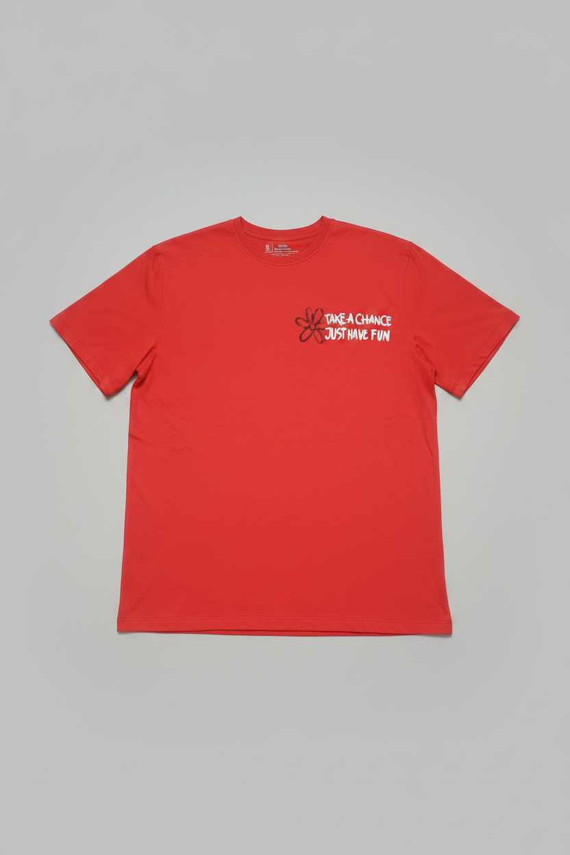 Naminal Graphic Casual T-Shirt (Regular) - Red