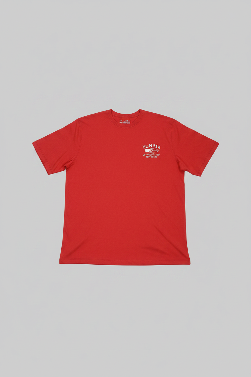Naminal Print Casual T-Shirt (Regular) - Red
