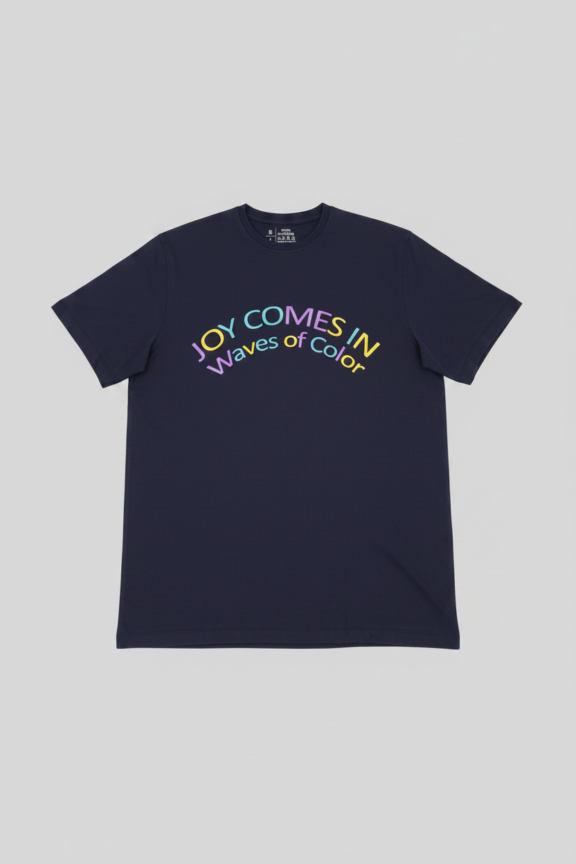Naminal Graphic R.Neck T-Shirt (Regular) - Navy
