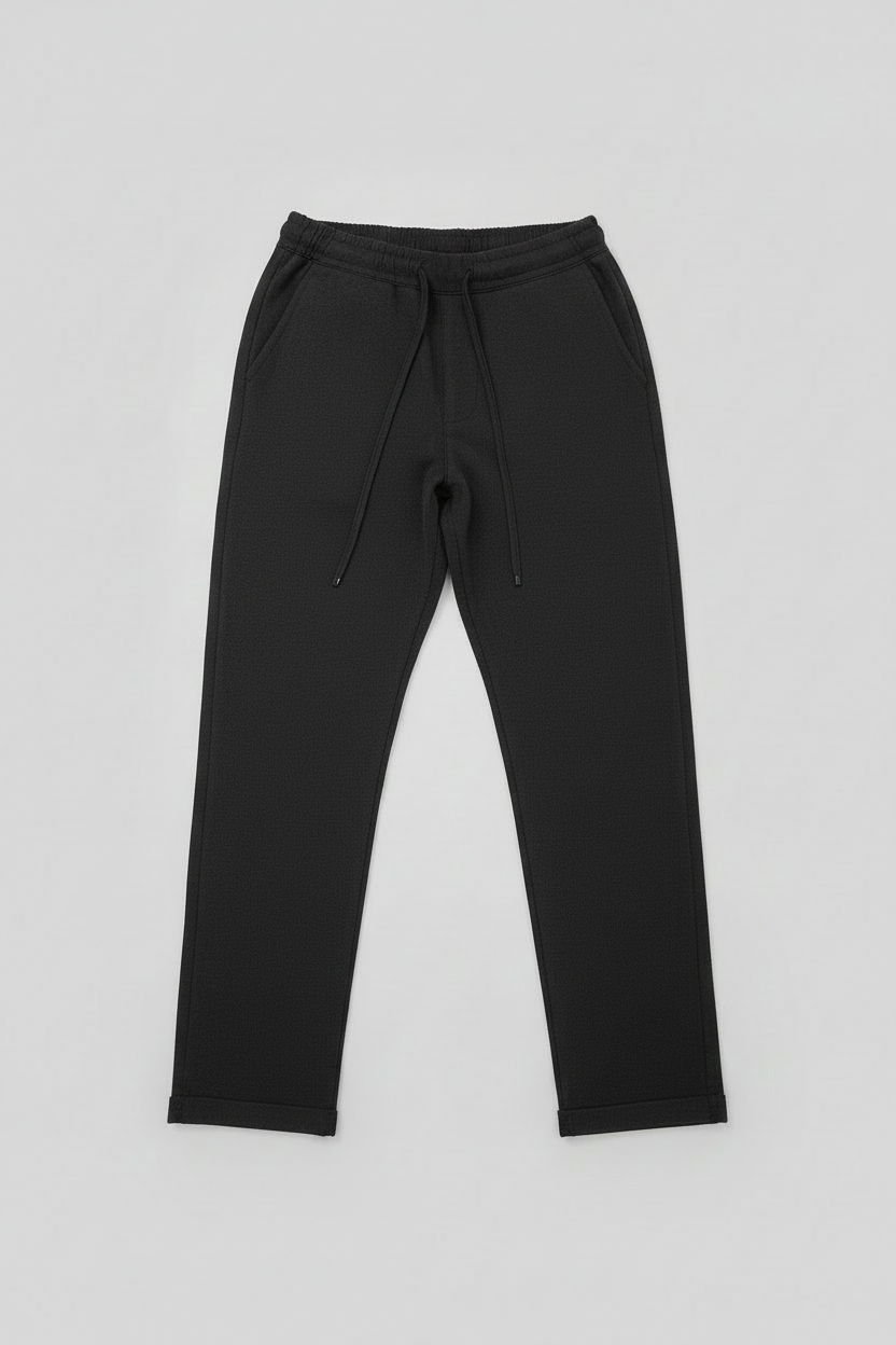 Naminal Basic Classic Pants (Wide Leg) - Charcoal