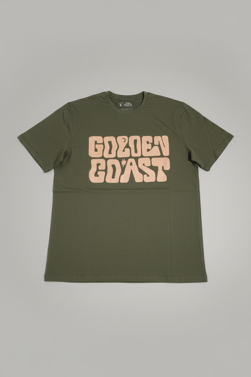 Naminal Print Casual T-Shirt (Regular) - Olive