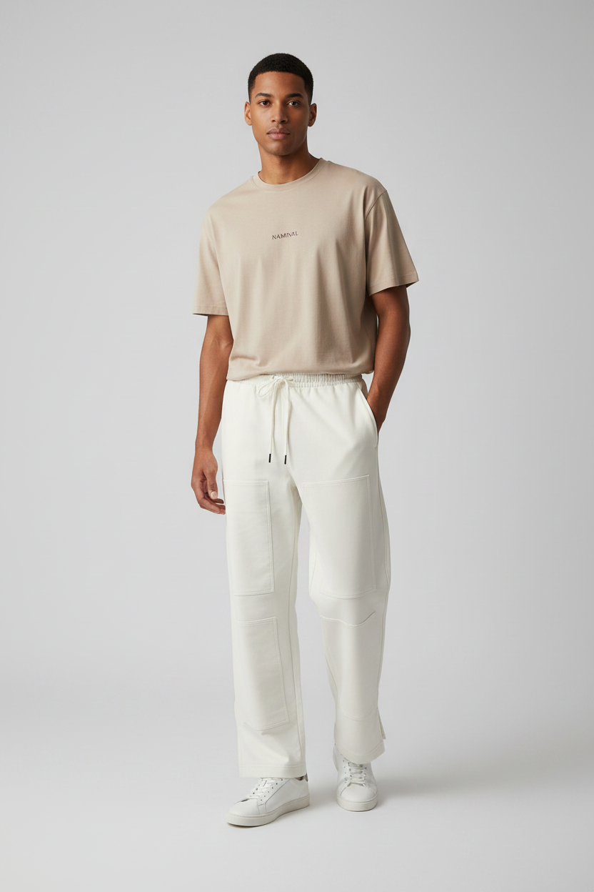 Naminal Crow Lifestyle Pants (Oversize) - White