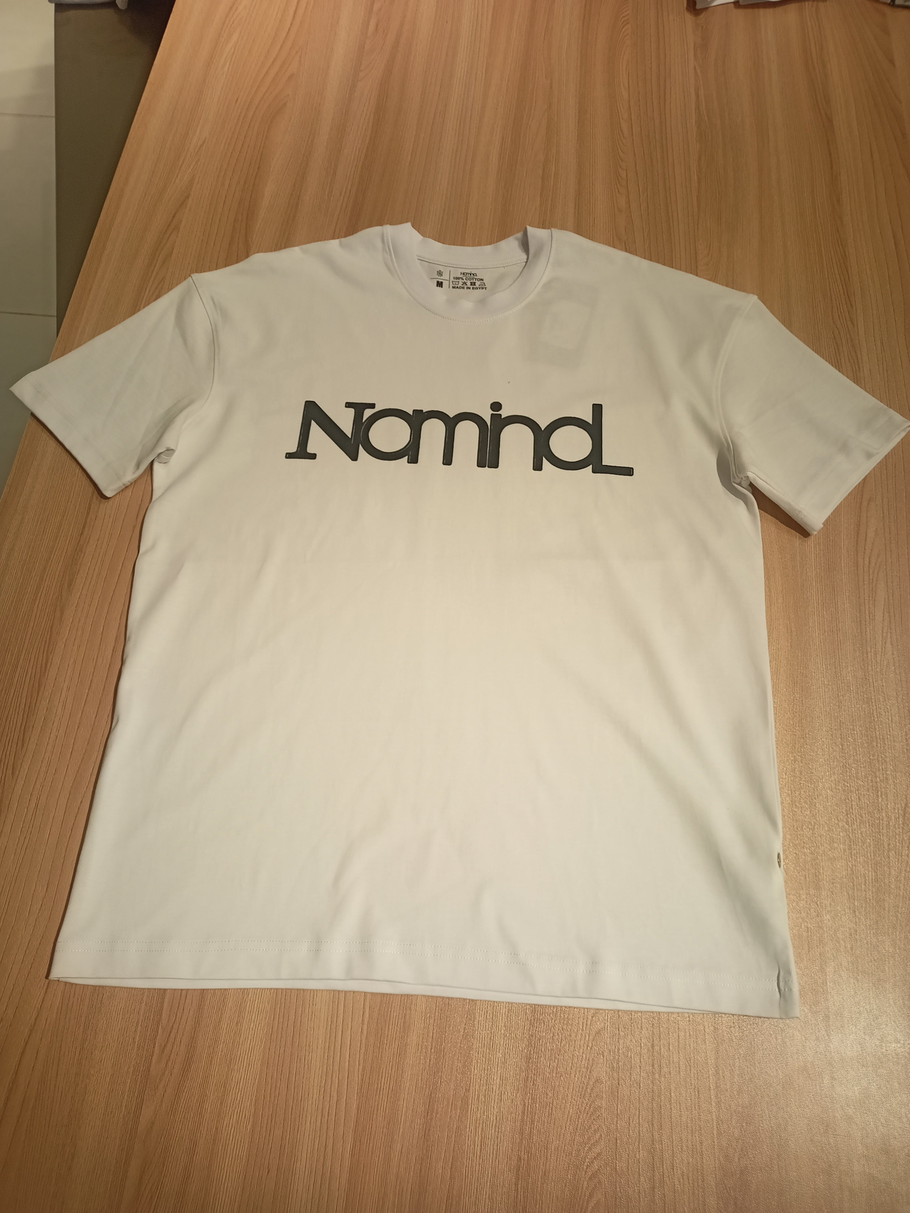 Naminal Print R.Neck Set (Oversize) - White