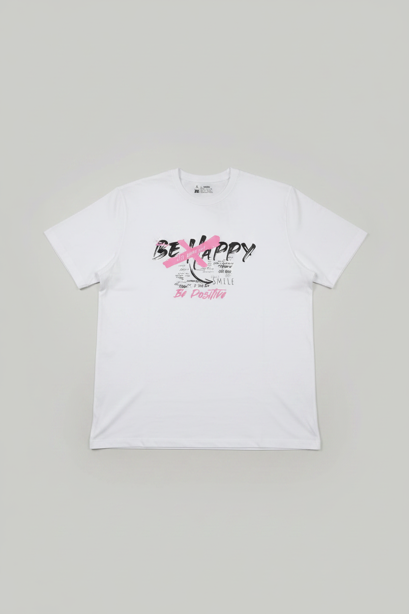Naminal Graphic R.Neck T-Shirt (Regular) - White
