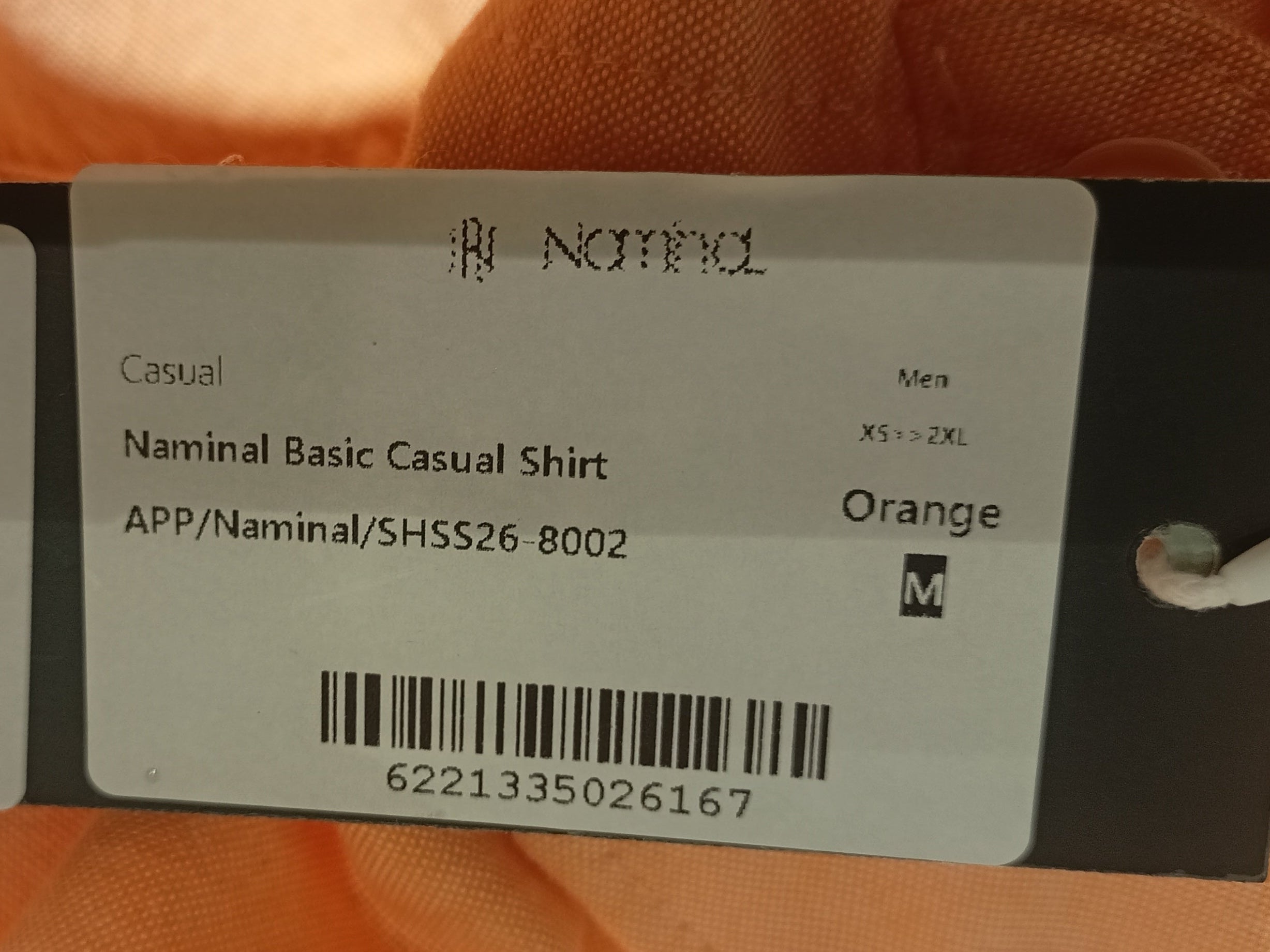 Naminal Basic Casual Shirt (Regular) - Orange