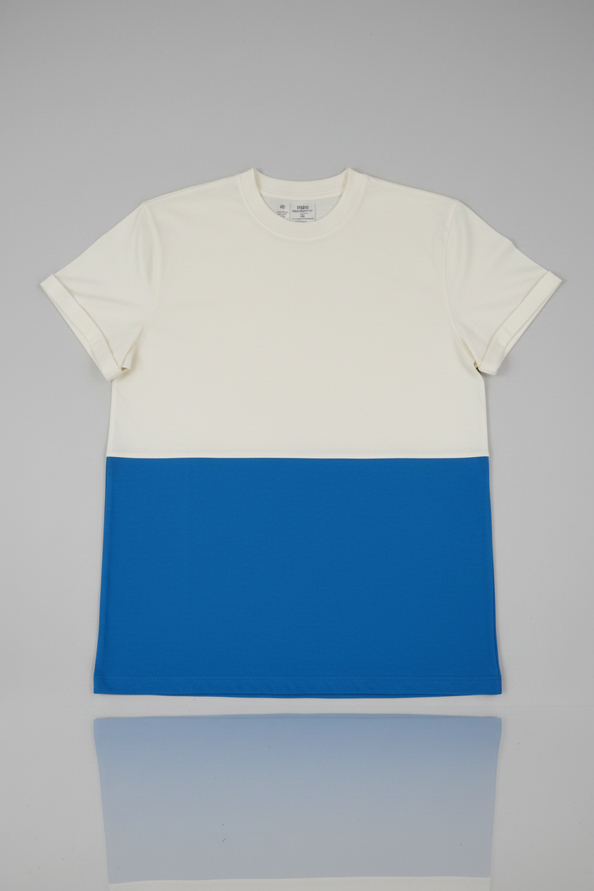 Naminal Crow R.Neck T-Shirt (Regular) - White*Olive