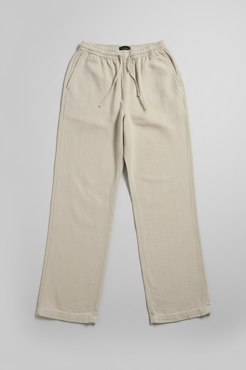 Naminal Basic Casual Pants (Regular) - Beige