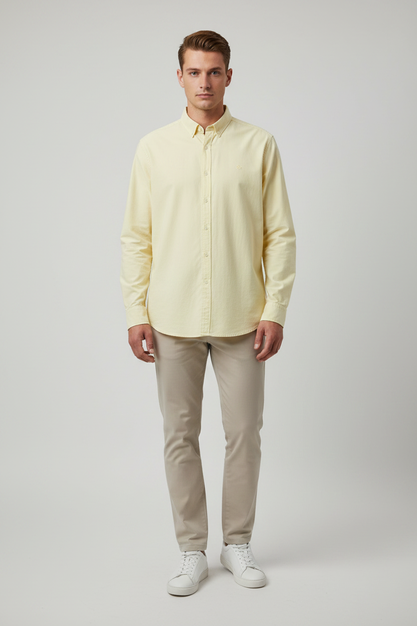 Naminal Basic Casual Shirt (Regular) - Yellow