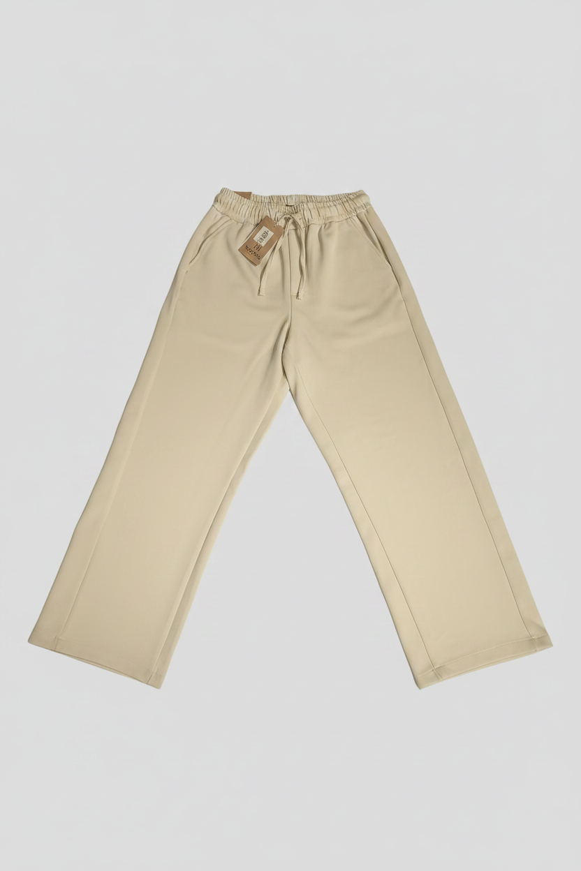 Naminal Basic Sports Sweatpants (Wide Leg) - Offwhite
