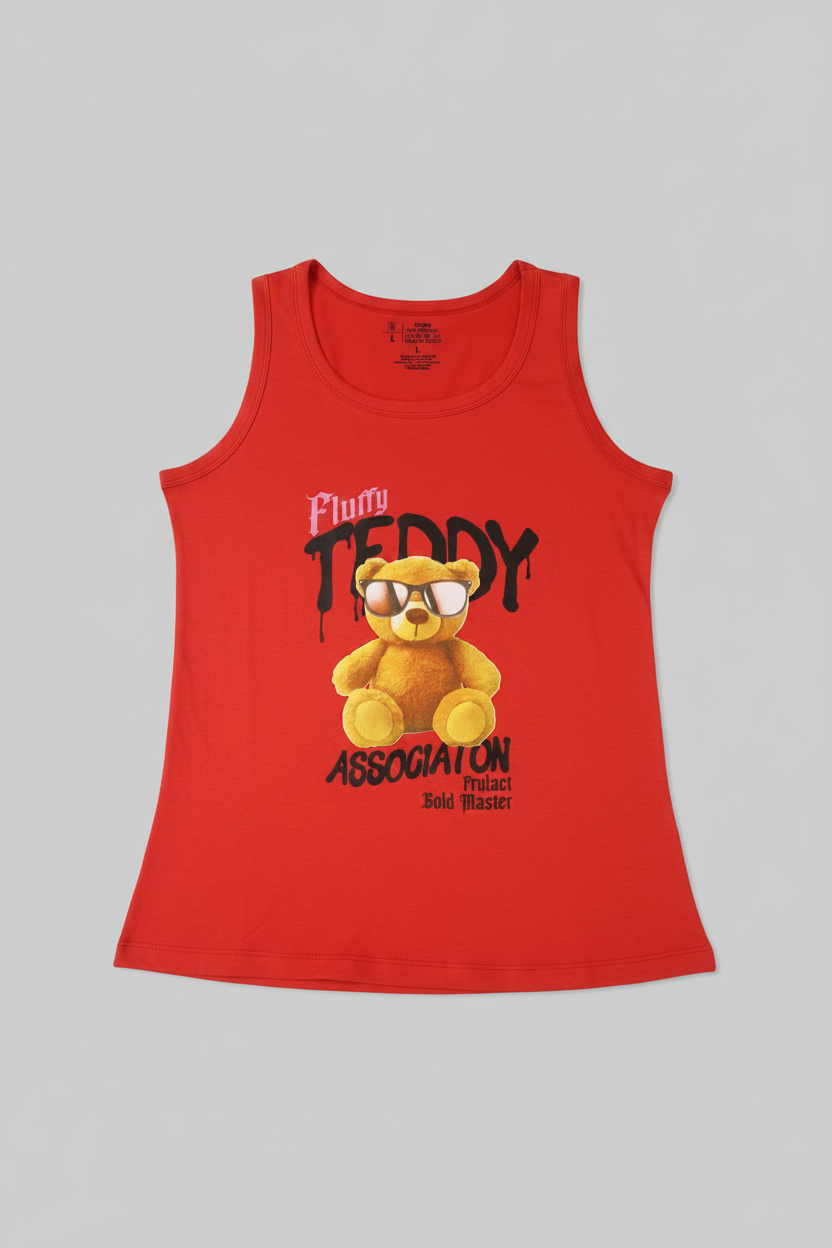 Naminal Graphic Casual Tanktop (Regular) - Red