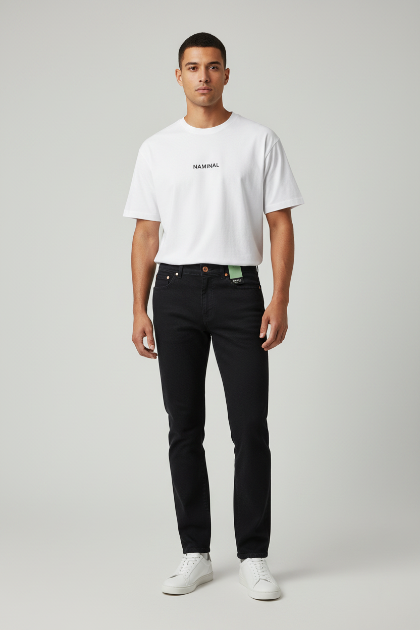 Naminal Basic Casual Pants (Regular) - Navy