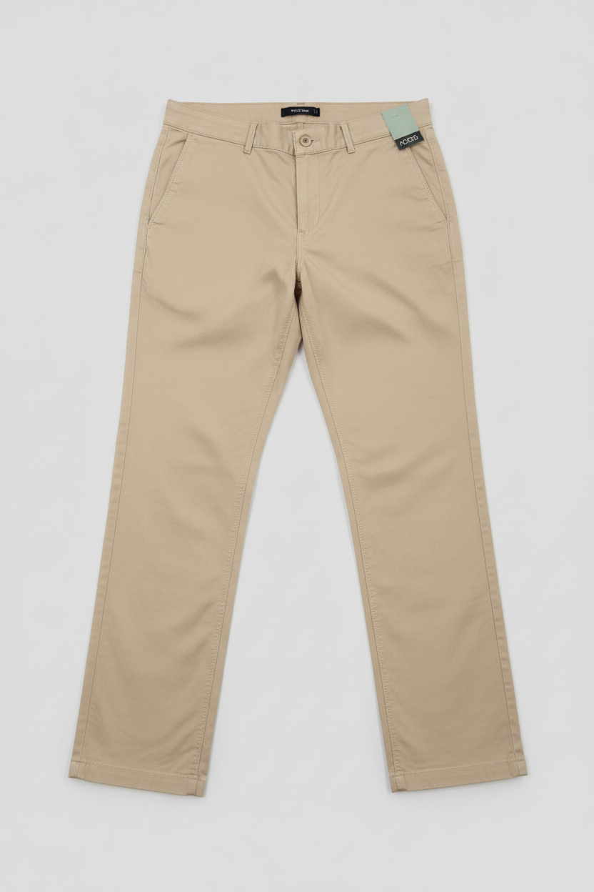 Naminal Basic Casual Pants (Regular) - Beige