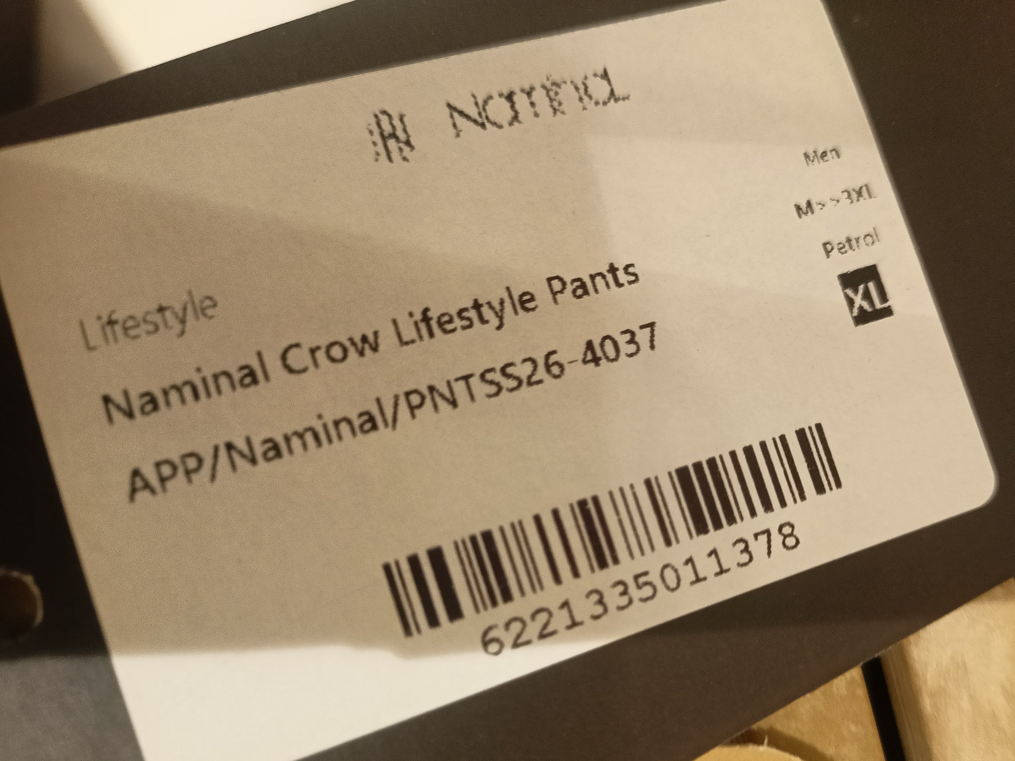 Naminal Crow Lifestyle Pants (Regular) - Petrol
