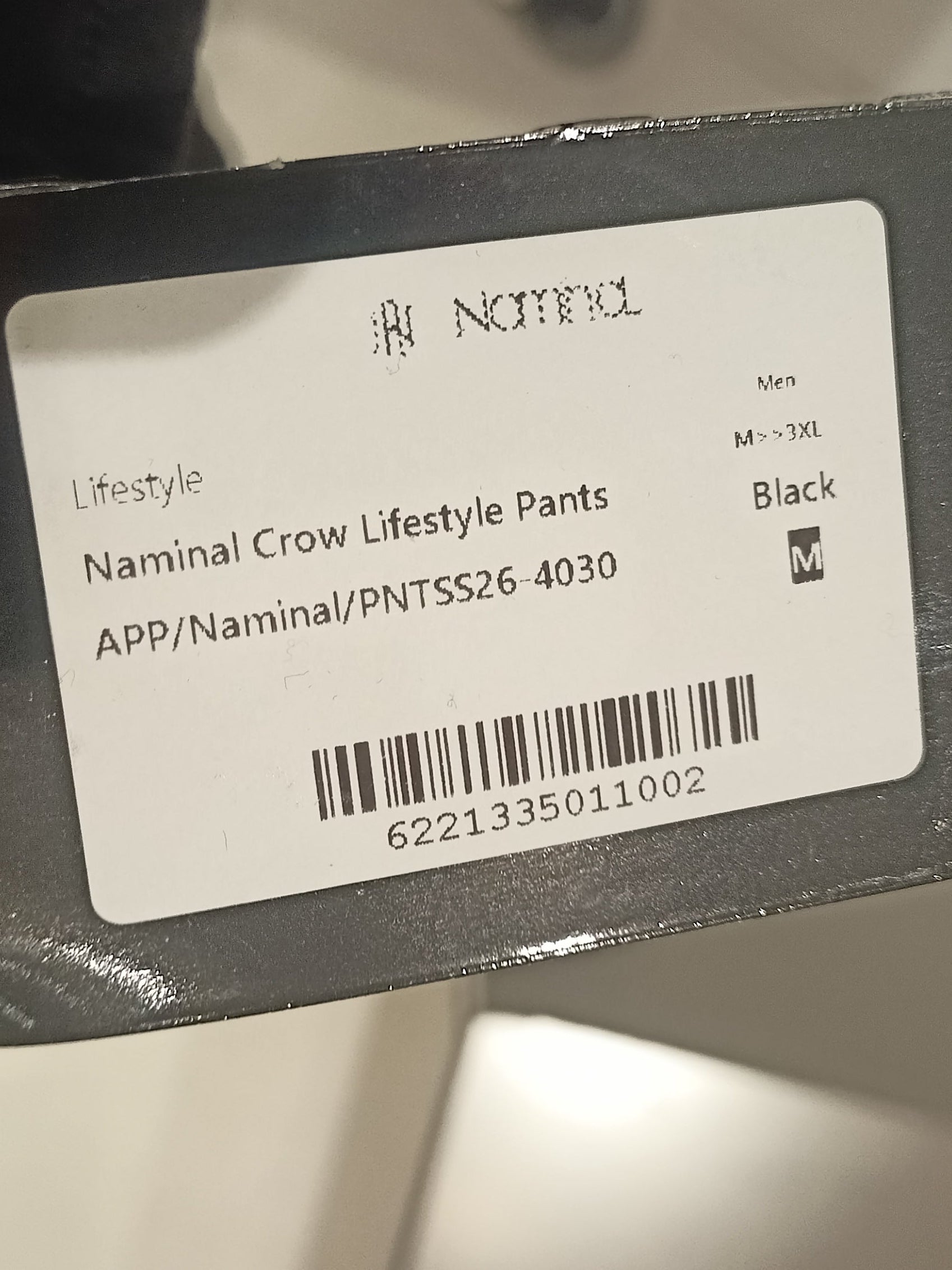 Naminal Crow Lifestyle Pants (Regular) - Black