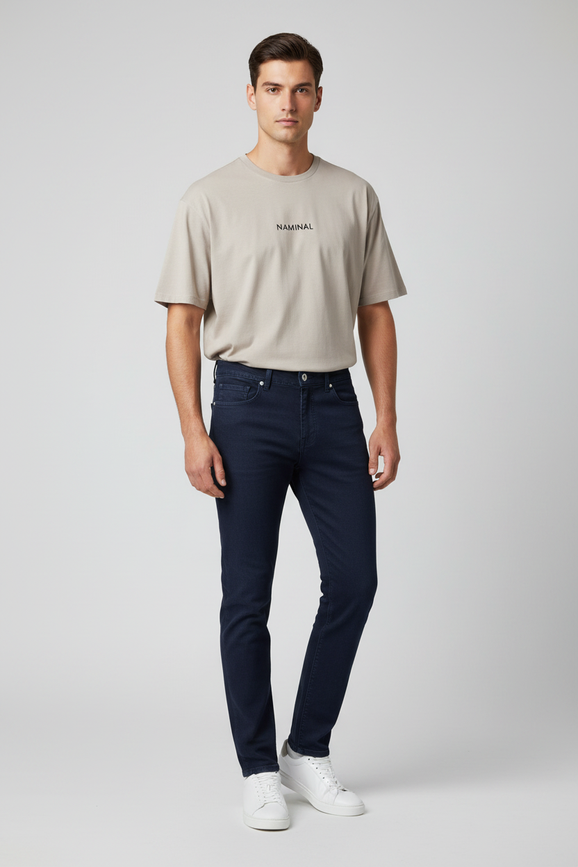 Naminal Basic Casual Pants (Regular) - Petrol