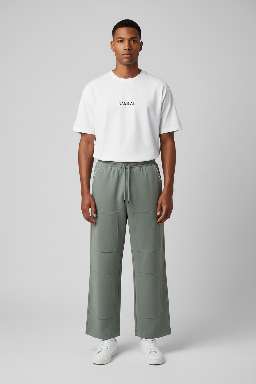 Naminal Crow Lifestyle Pants (Oversize) - Gray