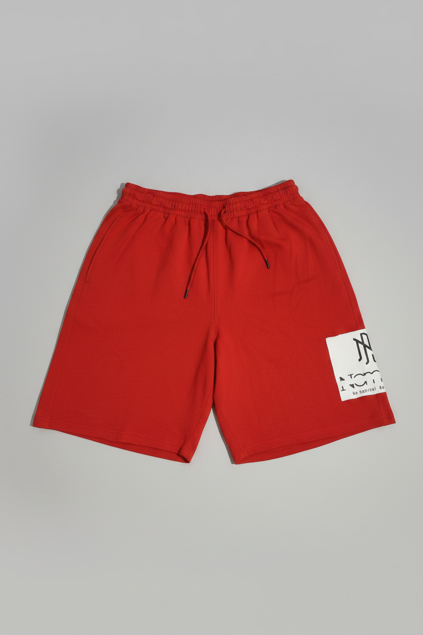 Naminal Print Capri Short (Regular) - Burgundy