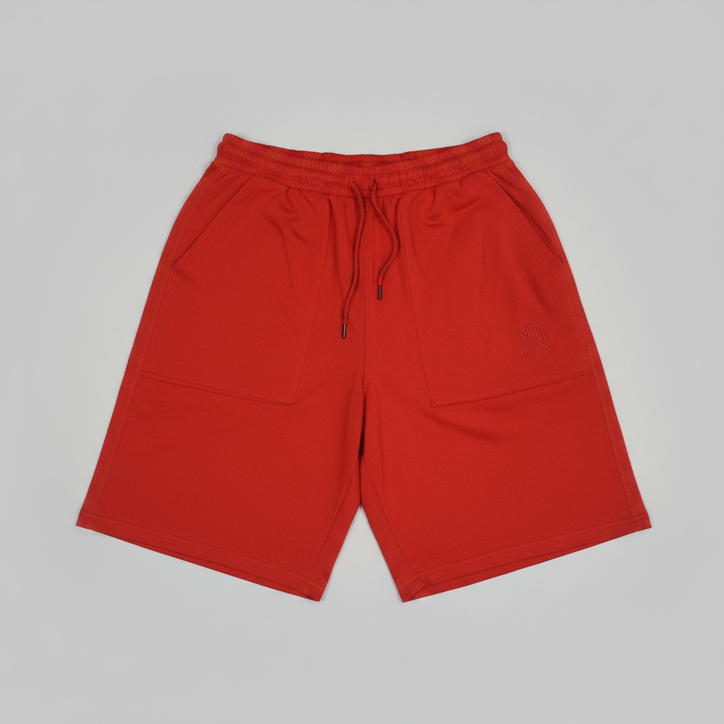 Naminal Print Capri Short (Oversize) - RED
