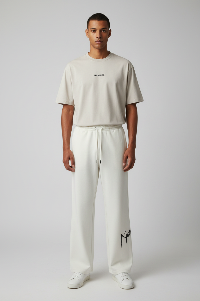 Naminal Crow Lifestyle Pants (Oversize) - White