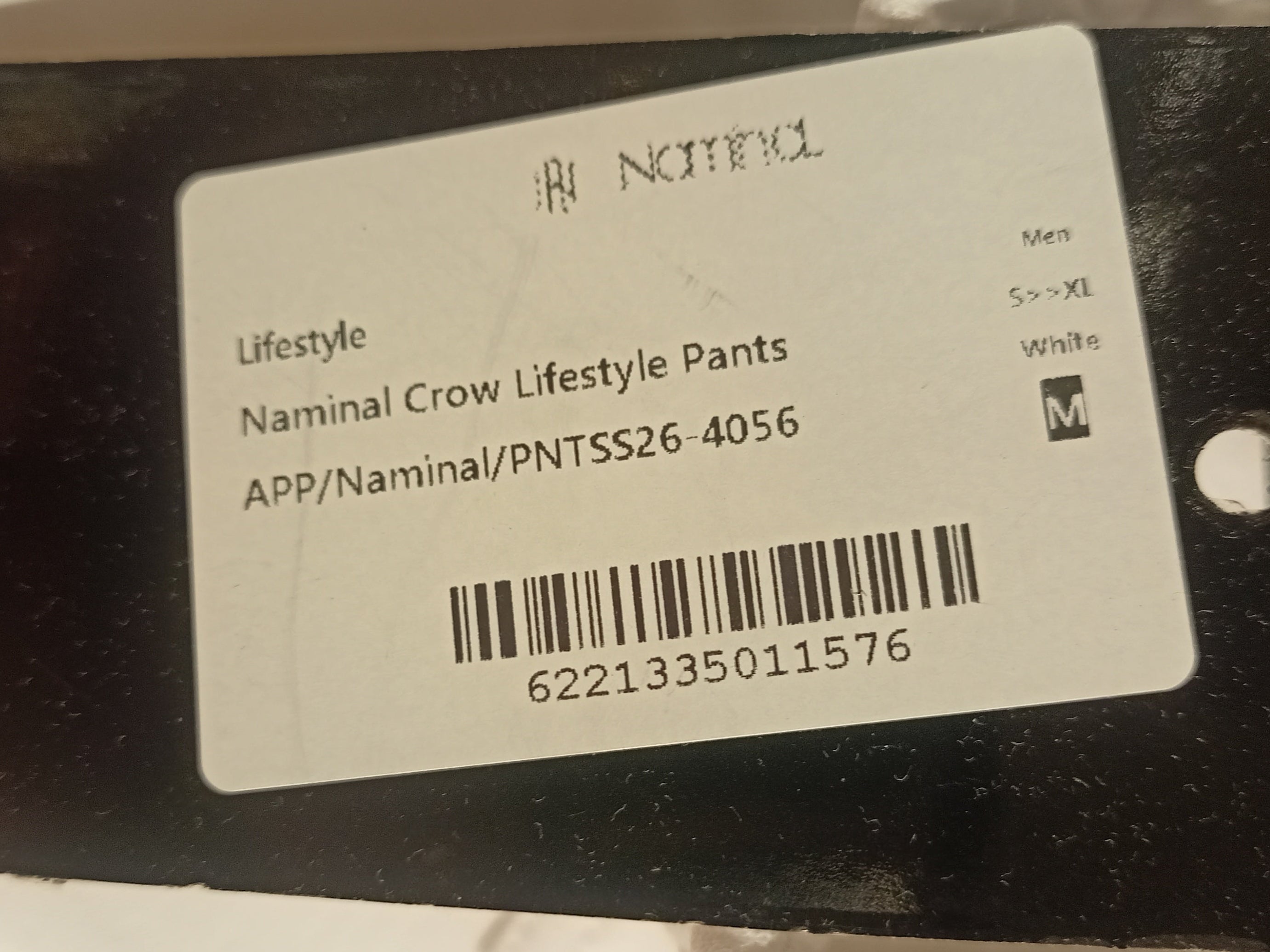Naminal Crow Lifestyle Pants (Oversize) - White
