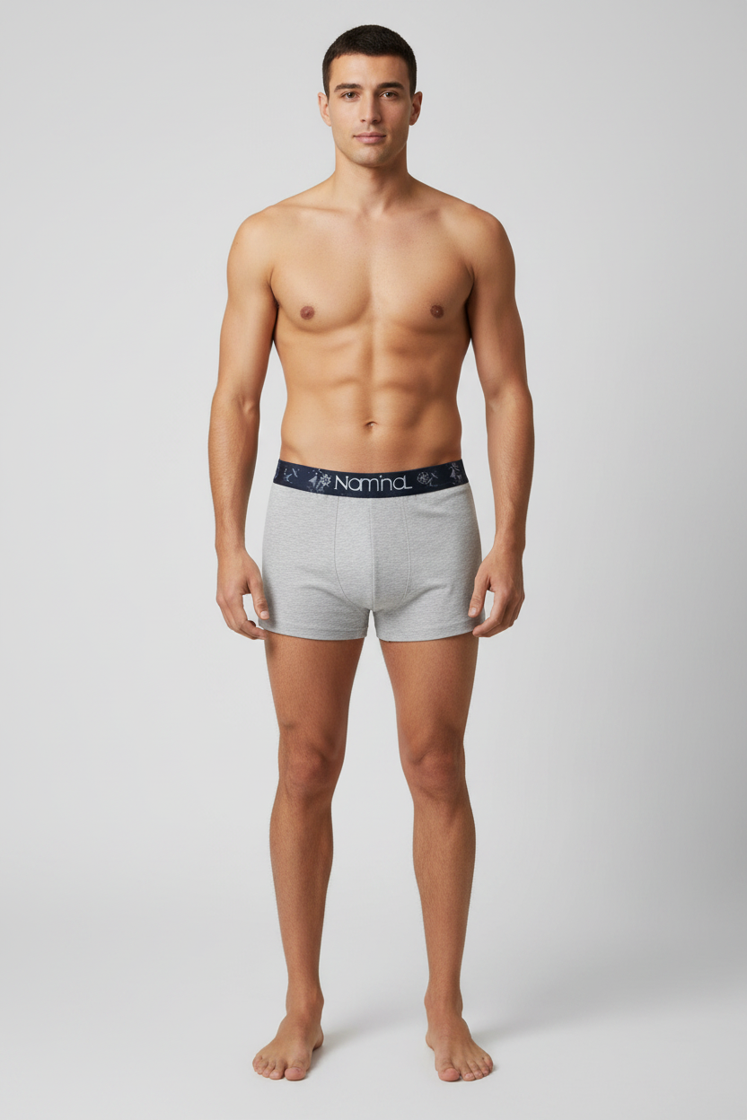 Naminal Basic Underwear Boxer (Regular) - L.GREY
