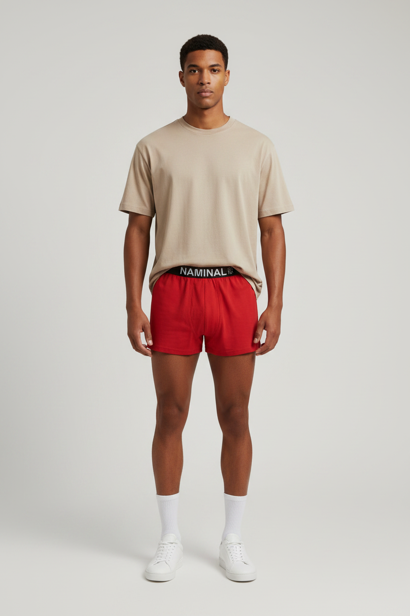 Naminal Basic Underwear Boxer (Regular) - RED