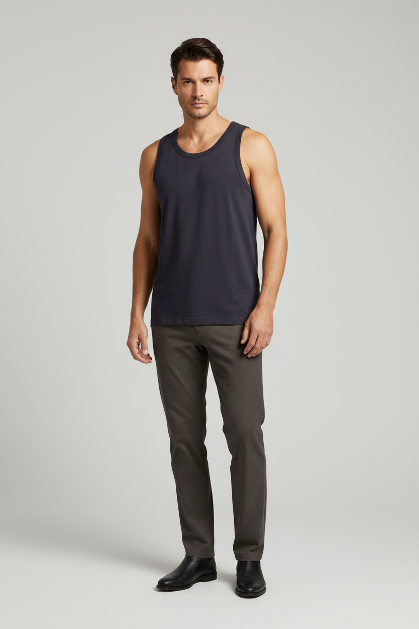 Naminal Basic Cut Tanktop (Regular) - Navy