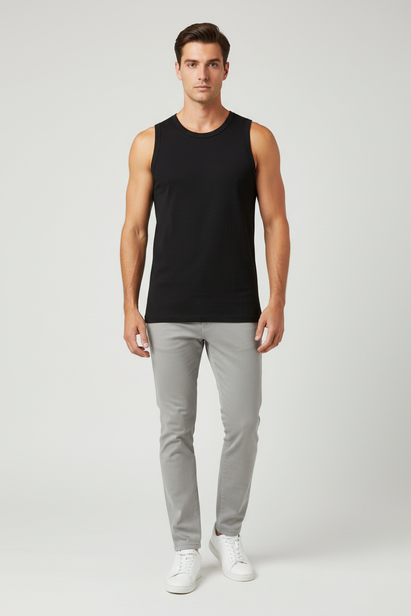 Naminal Basic Cut Tanktop (Regular) - Black