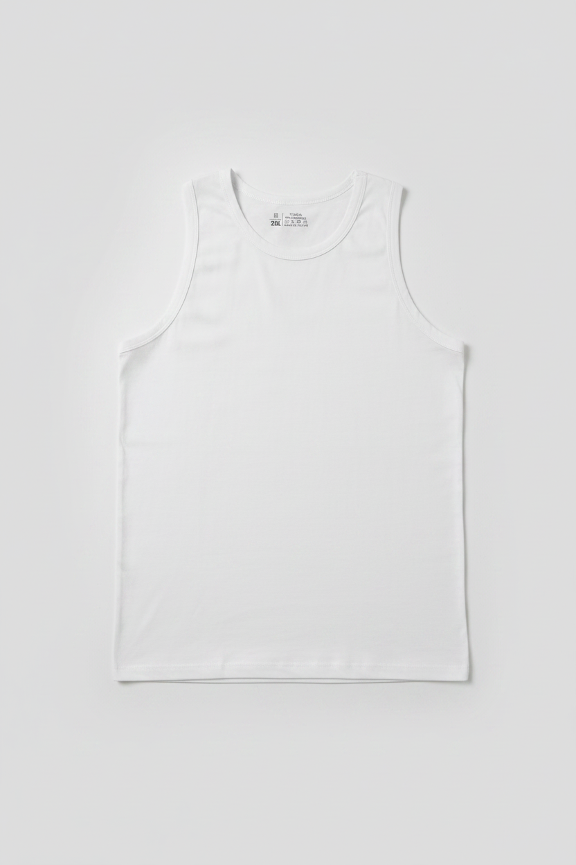 Naminal Basic Cut Tanktop (Regular) - White
