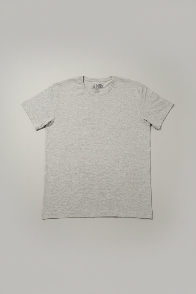 Naminal Basic R.Neck T-Shirt (Slim) - L.Grey