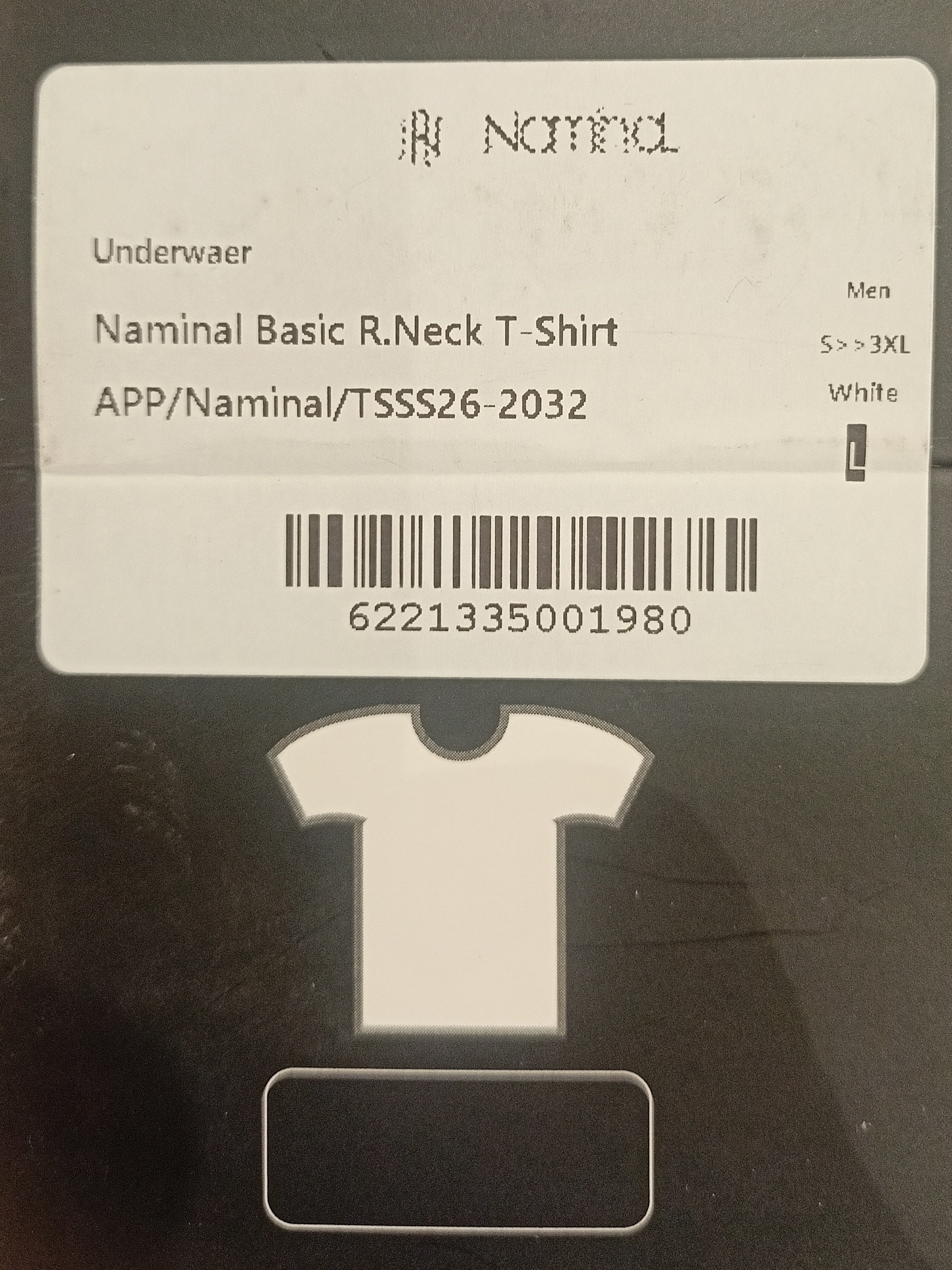Naminal Basic R.Neck T-Shirt (Slim) - White