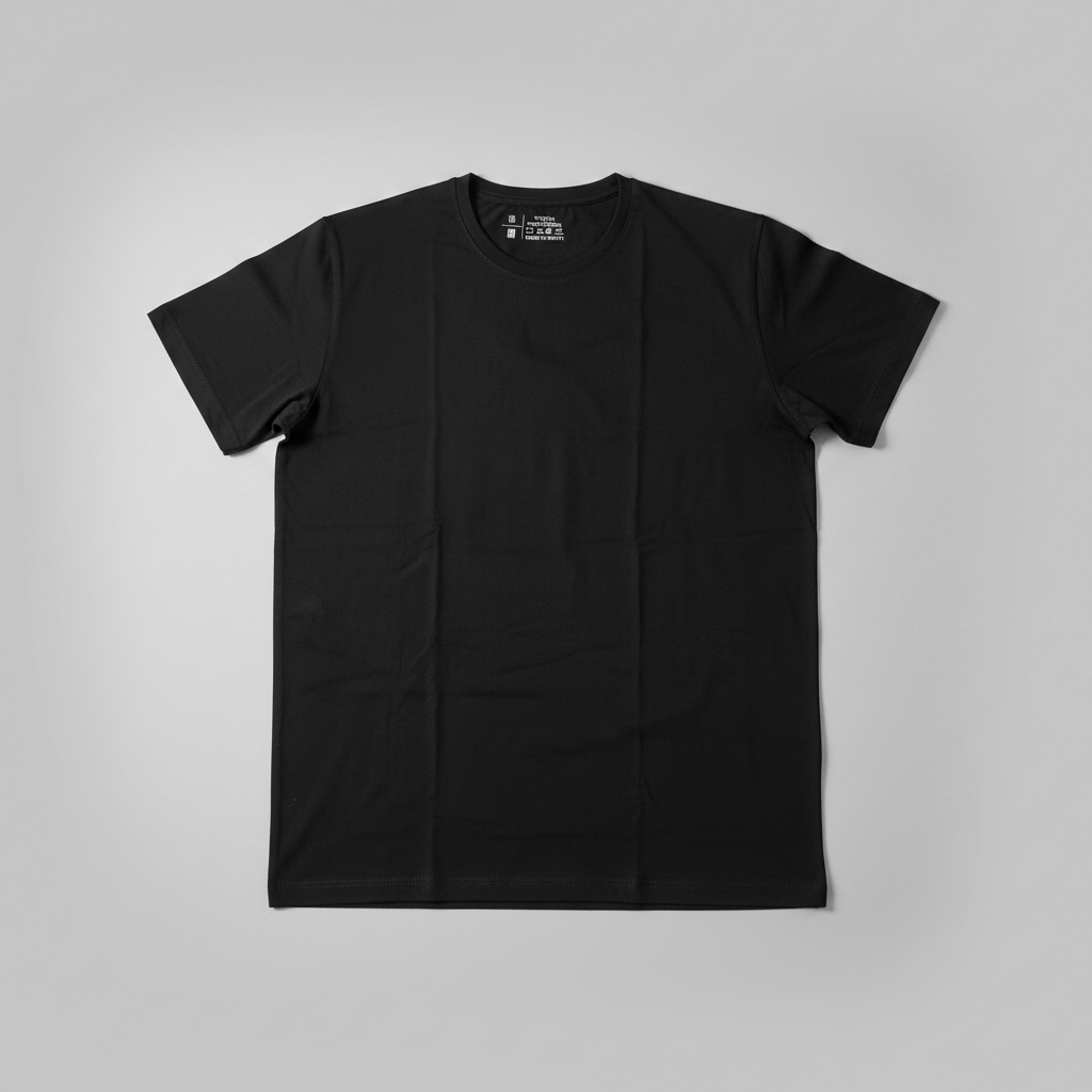 Naminal Basic R.Neck T-Shirt (Slim) - Black