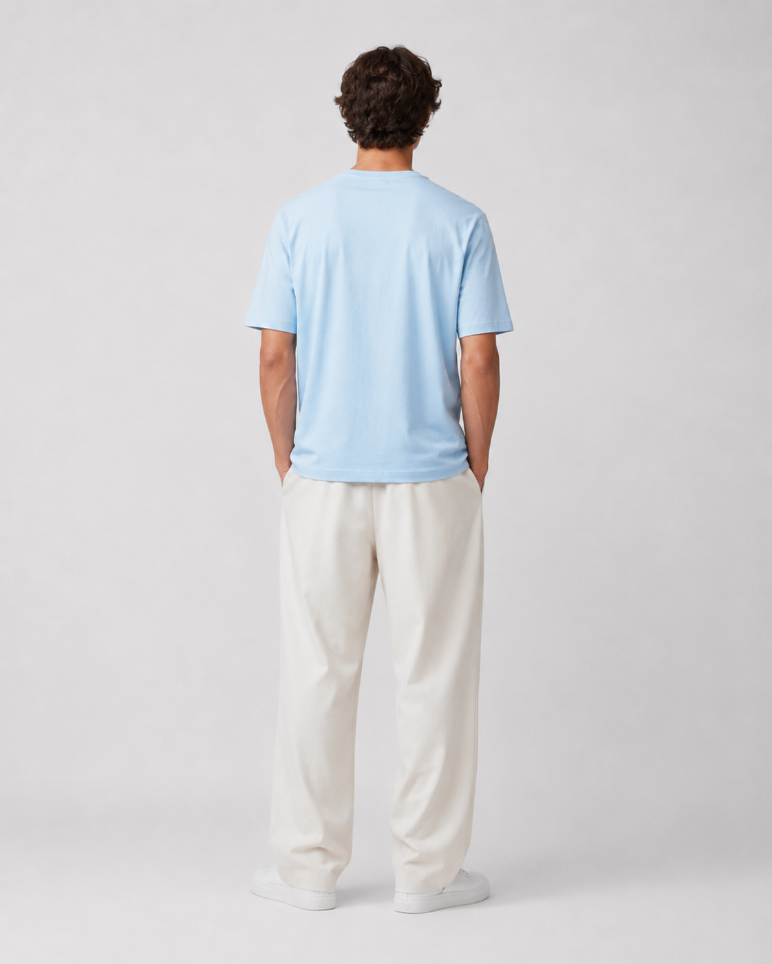 Naminal Graphic Casual T-Shirt (Oversize) - SkyBlue