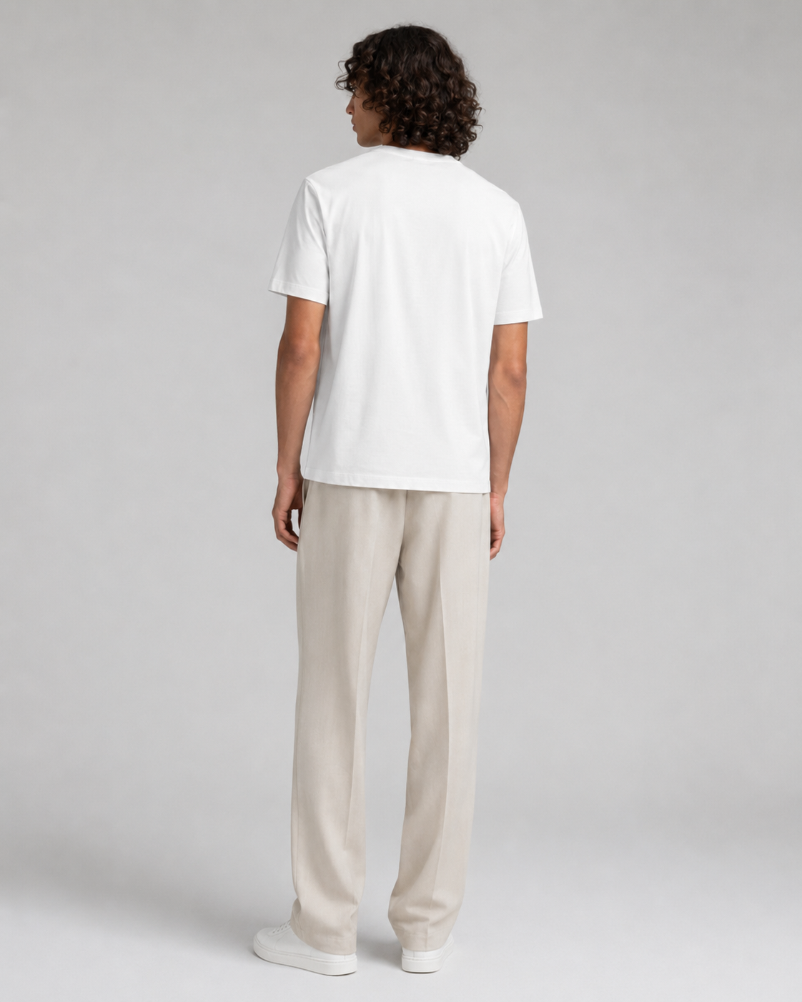 Naminal Graphic Casual T-Shirt (Regular) - White
