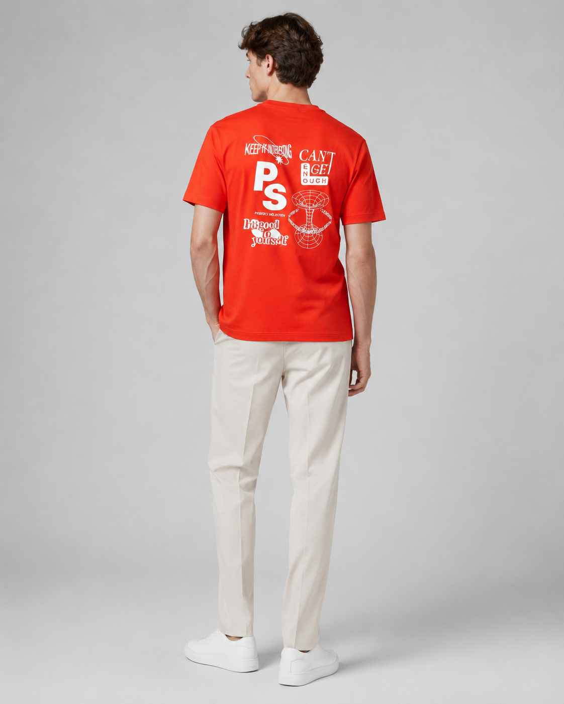 Naminal Graphic Casual T-Shirt (Regular) - Red