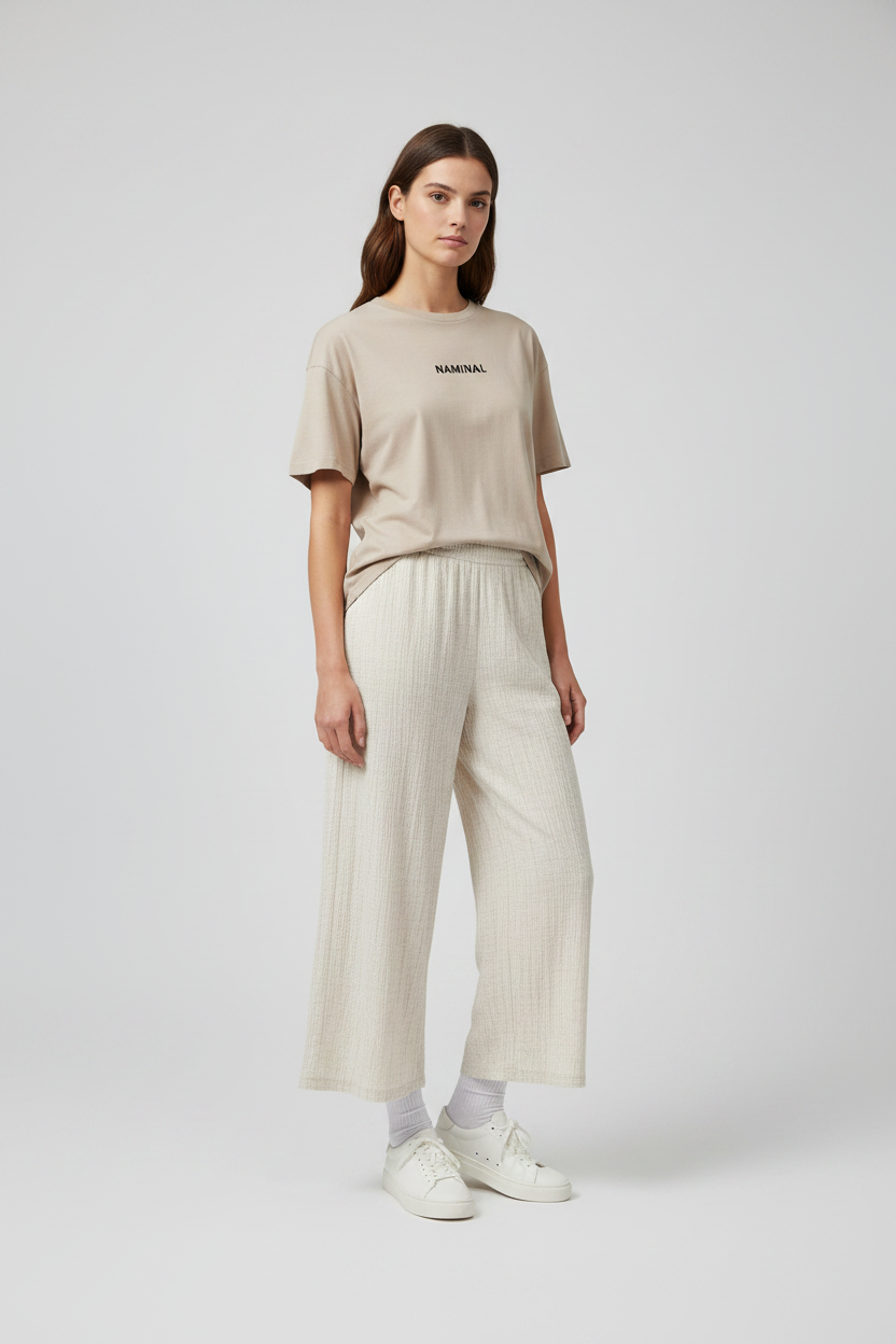 Naminal Basic Casual Set (Regular) - Beige