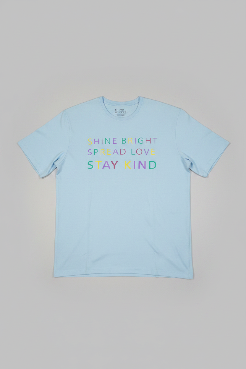 Naminal Graphic R.Neck T-Shirt (Regular) - L.Blue