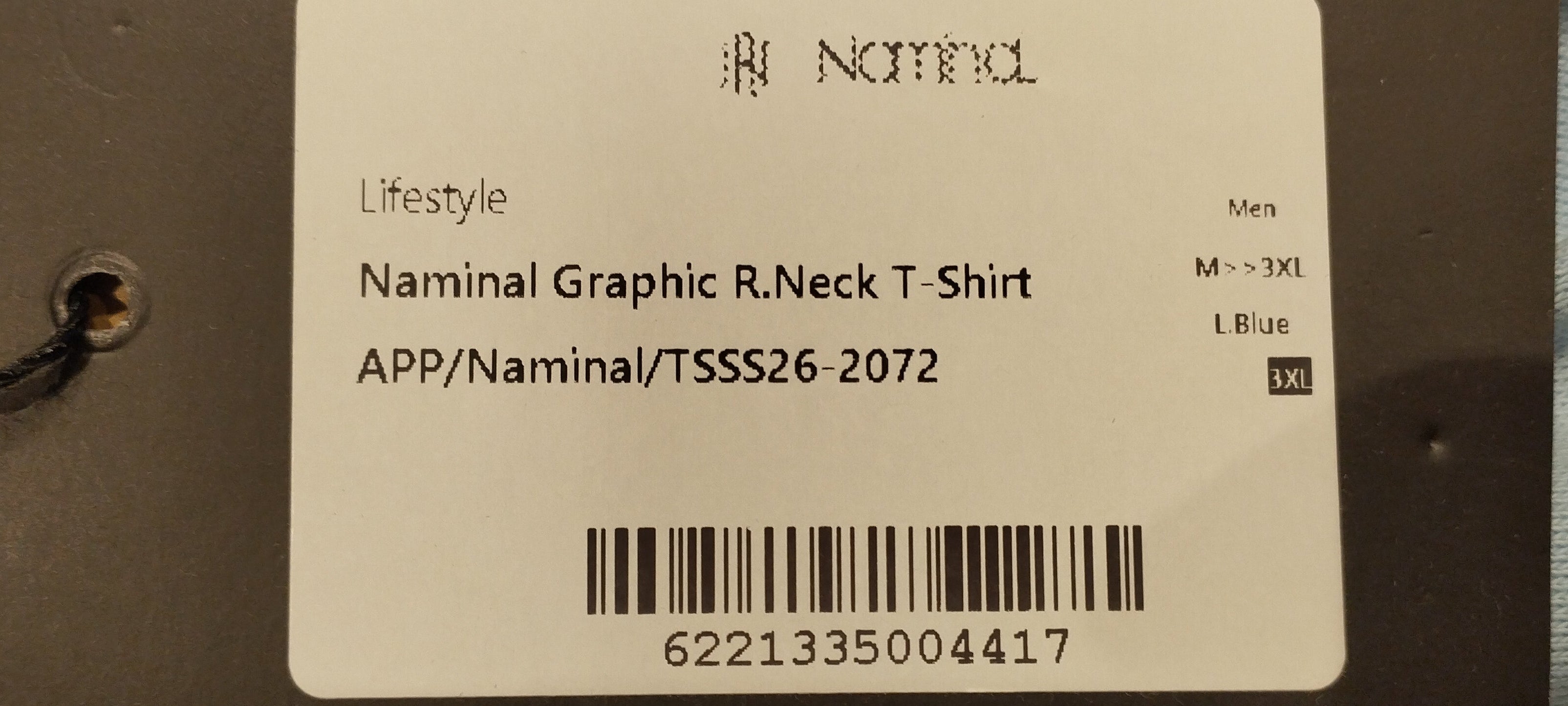 Naminal Graphic R.Neck T-Shirt (Regular) - L.Blue
