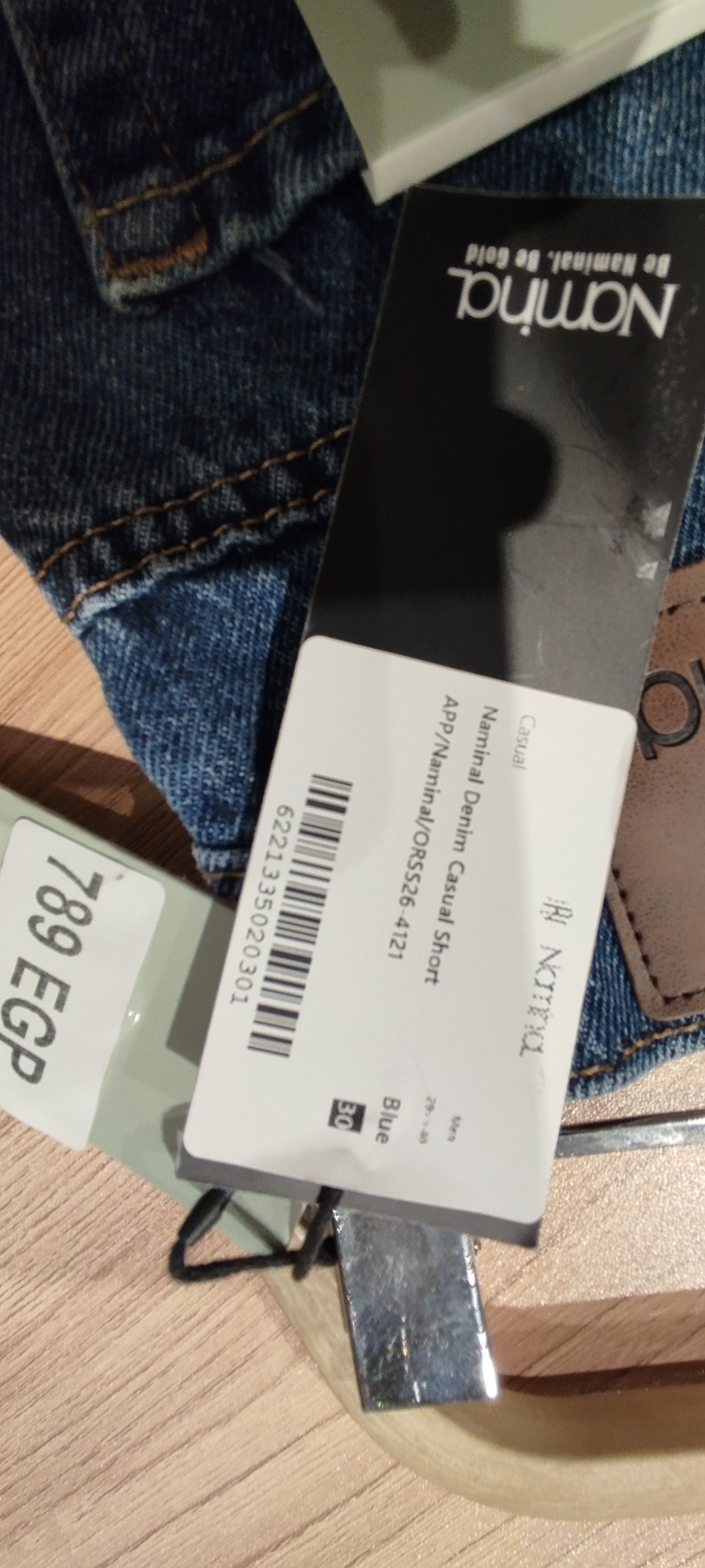Naminal Denim Casual Short (Relax) - Blue