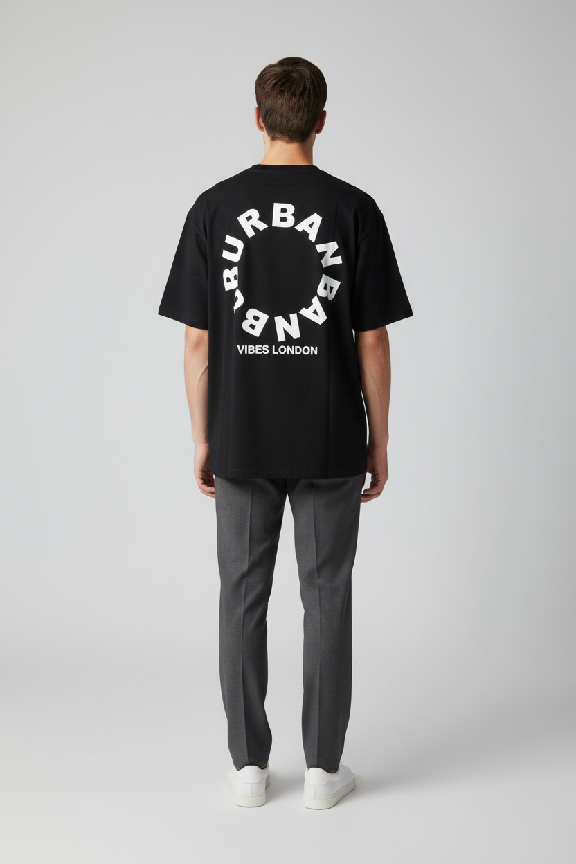 Naminal Graphic R.Neck T-Shirt (Regular) - Black