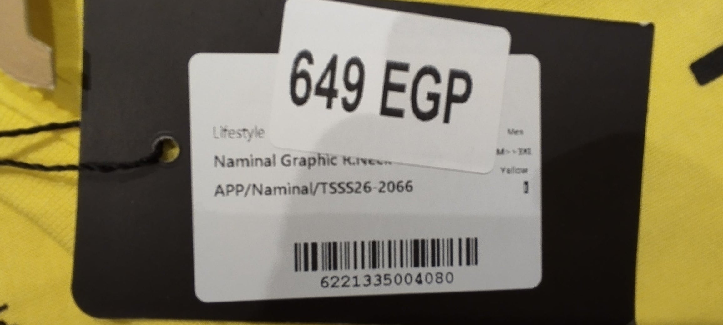 Naminal Graphic R.Neck T-Shirt (Regular) - Yellow