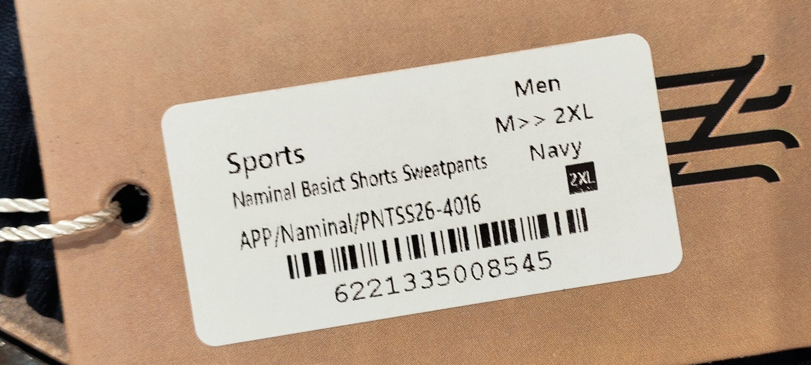 Naminal Basic Sports Sweatpants (Wide Leg) - Navy