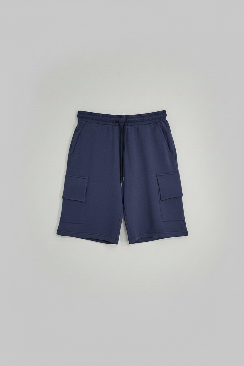 Naminal Cargo Capri Short (Regular) - Navy